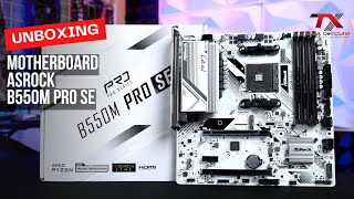 Unboxing ASrock B550M Pro SE [upl. by Ynehpets]