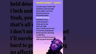 quotpocket locketquot lyrics  Alaina Castillo shorts ytshorts lyrics pocketlocketalainacastillosong [upl. by Argella]