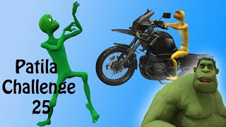 Patila Challenge 25 Patila amp Dame Tu Cosita Funny Animation Dance Challenge Dametucosita amp patila [upl. by Hanauq]