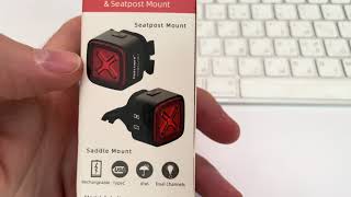 Распаковка  ENFITNIX CUBELITEIll  SMART BICYCLE TAIL LIGHT [upl. by Ilellan]