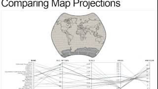 comparing map projections [upl. by Ydnolem284]