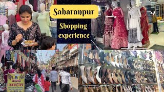 Saharanpur shopping experience  Nehru market  Shaheed ganj  Best shopping in Saharanpur [upl. by Tawnya]