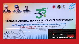 Tamilnadu vs Madhi Bharat  35th Senior National Tennis Ball Cricket Championship Jammu [upl. by Ellersick210]