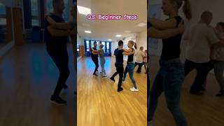 Quickstep beginner Steps dance together ballroomdance dancechallenge school [upl. by Natlus186]