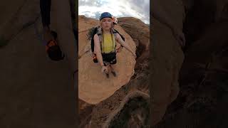 Part one of the most viewed Tandem BASE jump ever coaching teacher mantra youtubeshorts [upl. by Nadiya]