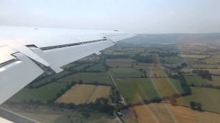 Takeoff from Bristol in a BMI Regional Embraer 145 [upl. by Ahsiekel]