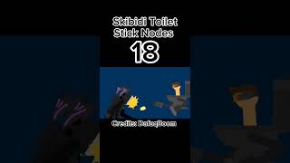 Skibidi Toilet Stick Nodes 18 shorts [upl. by Ecirtap]