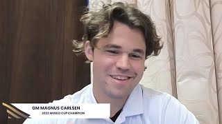 Magnus Carlsens FULL INTERVIEW After Becoming the CHAMPION of The FIDE World Cup 2023 [upl. by Bunder877]