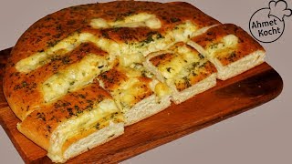 Fladenbrot mit Emmentaler  Ahmet Kocht  vegetarisch backen  Folge 324 [upl. by Marieann987]