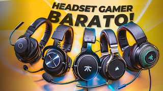 TOP 10 MELHORES Headset Gamer BOM e BARATO Custo Benefício 2024 Áudio e Microfone INCRIVEL [upl. by Naujek]