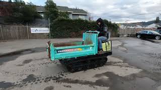 YANMAR C12R TRACKED RIDEON CARRIERDUMPER 1031 [upl. by Jonette]