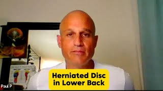 Herniated Disc in Lower Back [upl. by Anatlus]