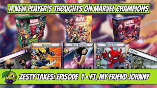 Zesty Takes Podcast Ep 1  Introducing Players to Marvel Champions [upl. by Pincas811]