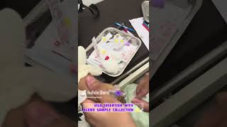 Vigo insertion in a 1 year old childnurses mbbs doctor shorts viralshorts neet [upl. by Euqina449]