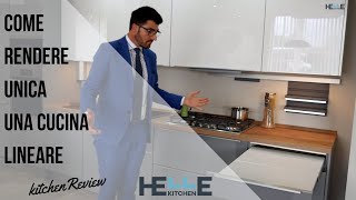 Come Arredare una Cucina Moderna Lineare Senza Rinunciare a Nulla  Kitchen Review [upl. by Mabelle]