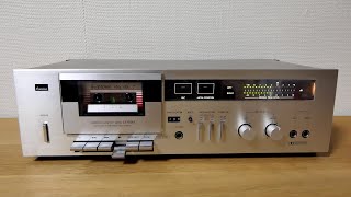 Sansui D95M Stereo Cassette Deck  Vintage HiFi [upl. by Ahsan289]