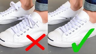 HIDE Your Laces Like A Pro  Super Clean Look [upl. by Jefferson]