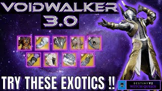 Best Destiny 2 Voidwalker Warlock Exotics For Void 30 In Witch Queen [upl. by Arod]