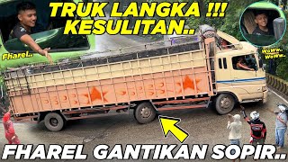 LANGKA ‼️ Truk Pakai Roda Bantu Melintas Sitinjau Lauik Fharel Sempat Kesulitan Gantikan Sopir Truk [upl. by Roth952]