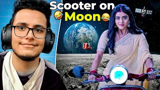 She Went to Moon on Scooter😂 Indian TV Serials are so Stupid [upl. by Ojahtnamas54]