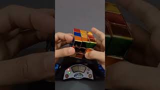 Worlds Shiniest Metallic Cube rubikscube cubing 3x3solve [upl. by Ahl]