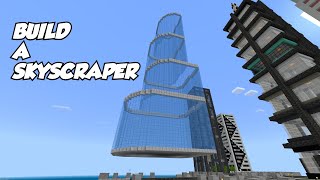 Lets Build a Skyscraper in Minecraft  Ep 1  Survival Minecraft City [upl. by Quartis829]