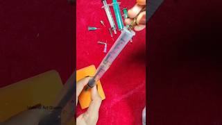 How to make Injection💉Syringe Mehndi Cone injection heena cone mehndi injectionmehndi [upl. by Philomena]