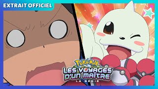 Toutes les Poké Balls sur Lamantine  La série  Pokémon les voyages  Extrait officiel [upl. by Donovan897]