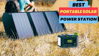 Best Portable Solar Power Station  Outdoor Power Station Reviews amp Buying Guide [upl. by Boykins260]