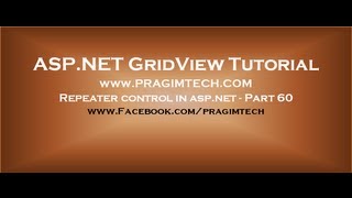 Repeater control in aspnet  Part 60 [upl. by Adnahc437]