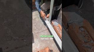 How to set lining door frame 😃 construction [upl. by Juieta]