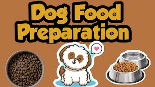 Dog Food Preparation for 2 months old Shihtzu  SHIH TZU DIARY VLOG [upl. by Etsirhc]