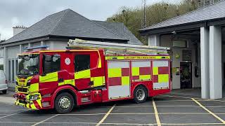 Clare County Fire and Rescue Service Ireland Ennistymon Scania Appliance CE13A1 [upl. by Junna370]