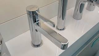 HANSGROHE FINORIS 76010000 single lever basin mixer 100 with push open waste set [upl. by Berrie]