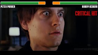 Peter Parker vs Harry Osborn WITH HEALTHBARS  HD  SpiderMan 3 [upl. by London]