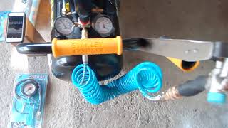 Test Air Compressor Stanley Fatmax 50l  Hazet accesorii Compresor aer [upl. by Neahs]