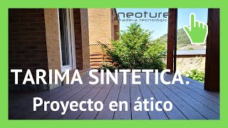 ⭐PROYECTO TARIMA SINTETICA✅ Pulsa y mira el resultado final en una terraza de exterior [upl. by Gleason588]