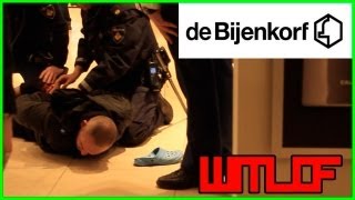 Winkeldief arrestatie Bijenkorf  Eindhoven [upl. by Cristal111]