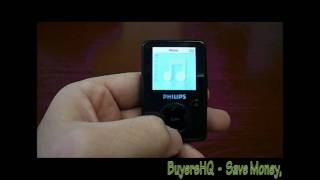 Philips GoGear 2GB Media Player  Product Review  SA3025 [upl. by Znieh966]