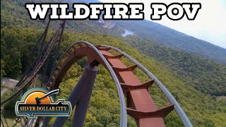 Wildfire POV  Silver Dollar City  Front Row  BampM Looper  Rollercoaster [upl. by Rramed]