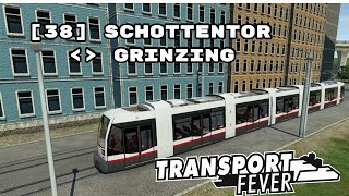 Wien Straßenbahn 38 Schottentor  Grinzing  Transport Fever [upl. by Benson668]