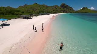 Pantai Merah or Pink Beach Komodo is one of eleven pink sand beaches across the world bali2komodo [upl. by Elsworth]