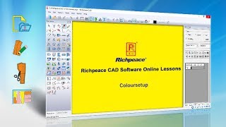 Richpeace CAD Software Online LessonsTip of the dayColour setup V9 [upl. by Wain781]