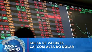 Bolsa de Valores do Brasil cai 17  Jornal da Band [upl. by Waligore]