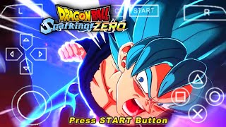 DRAGON BALL Sparking ZERO Para Celular  DBZ TTT MOD  PPSSPP 2024 [upl. by Adamok]