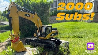 Stump Removal RC excavator CAT 330D [upl. by Donela]