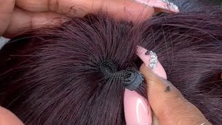 How to close a quick weave  Bowl cut [upl. by Eixel723]