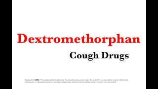 Dextromethorphan and Guaifenesin Antitussive and Expectorant [upl. by Yreneh303]