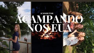 Diário de Intercâmbio 4 🇺🇸 vlog acampando nos EUA [upl. by Glorianna]