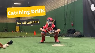 Catching Drills  Baseball catcher [upl. by Atiuqahs]